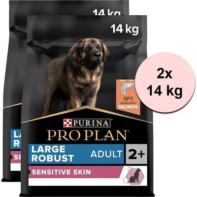Pro Plan Large Adult Robust Sensitive Skin losos 2 x 14 kg