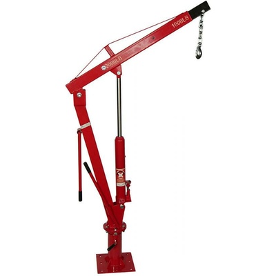MAR-POL Dílenský jeřáb, hydraulický, otočný, skládací, nosnost 1t