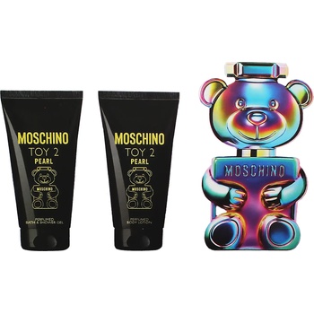 Moschino Toy 2 Pearl подаръчен комплект Unisex parfémovaná voda 50 ml + tělové mléko 50 ml + sprchový gel 50 ml