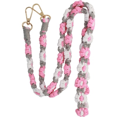 Šňůrka na mobil Crochet flower GC-R04 136084 – Zboží Živě