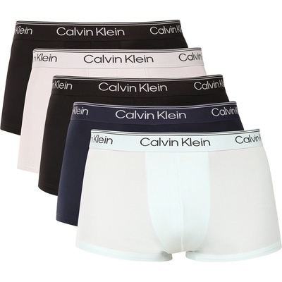 Calvin Klein Комплект от пет - мъжки боксерки Calvin Klein многоцветни Calvin Klein | Cheren Sin Byal Mnogotsveten | МЪЖЕ | L
