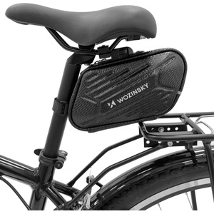 Wozinsky Водоустойчива чантичка за седалка на велосипед Wozinsky, 1.5l, Черен (WBB27BK)