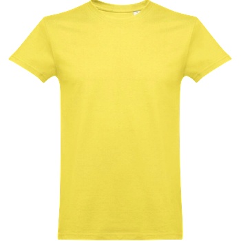 THCLOTHES Мъжка тениска 190 г/m2 - памук, жълта, подходяща за брандиране (62091010)