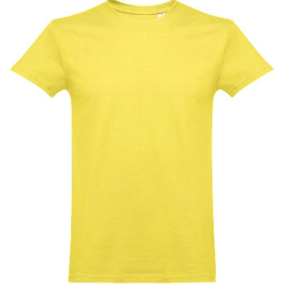 THCLOTHES Мъжка тениска 190 г/m2 - памук, жълта, подходяща за брандиране (62091010)