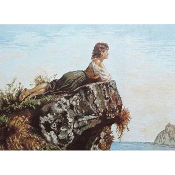 Image 1 of Казанлъшки гоблени Гоблен Момичето на скалата Anchor (Немски)