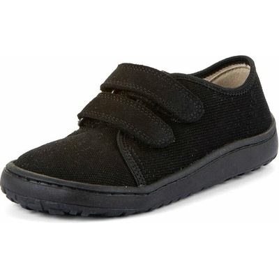 Froddo detské plátené barefoot tenisky CANVAS black