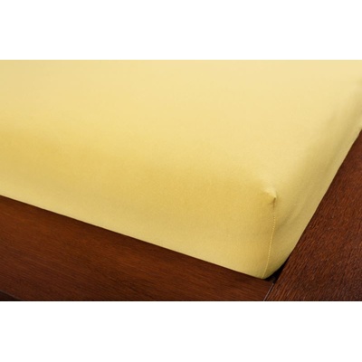 Wooline Prostěradlo Jersey banánové 90x200