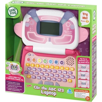 VTech Интерактивна играчка Vtech - Образователен лаптоп, розов (на английски език) (V615153)