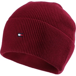 Tommy Hilfiger Essential flag beanie червено uni (aw0aw15309xjs)