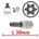 Bgs technic; ks tools; jbm Torx с дупка l38мм на вложка 1/4 от 3.20 лв