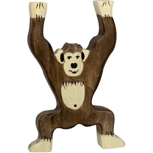 Holztiger Дървена фигурка Holztiger - Стоящо шимпанзе (80169) - baby