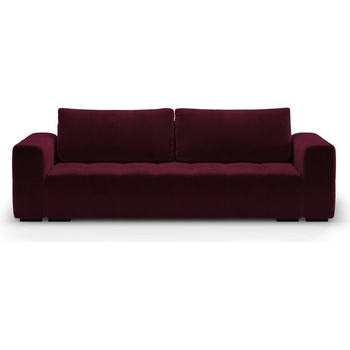 Milo Casa Тъмно червено кадифено канапе Luca - Milo Casa (MIL_3SF_46_F1_LUCA3)