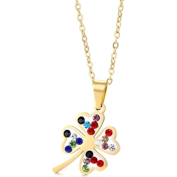 HARAHU Колие cl-20906 - Златно / Многоцветно kp20906 (cl-20906)