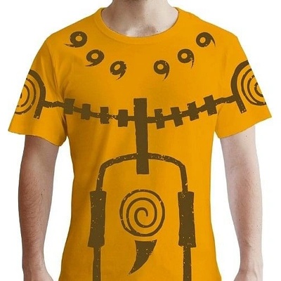 ABYstyle tričko Naruto Shippuden Chakra Mode žlutá