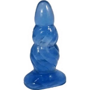 X Fun Анален разширител "valentine spiral blue" 13 см