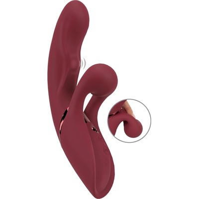 Javida 2 Function Rabbit Vibrator Vibration & Thumping Red