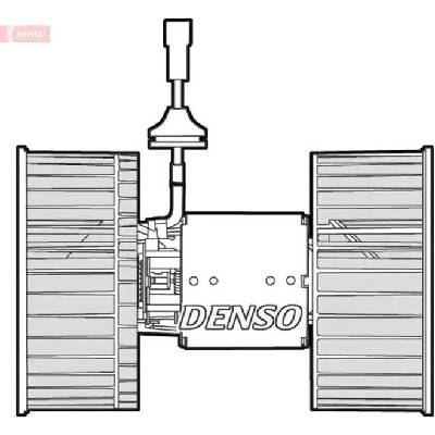 vnitřní ventilátor DENSO DEA12002