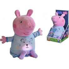 Simba Peppa Pig 2v1 plyšový zaspávač hrajúci modrý