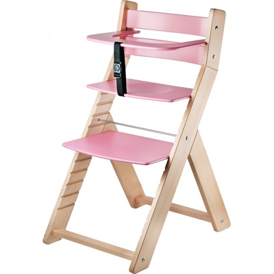 Wood Partner Luca natur růžová