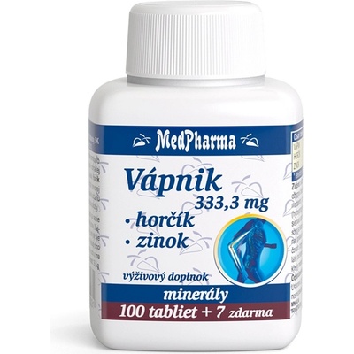 MedPharma Vápník Hořčík Zinek 107 tablet