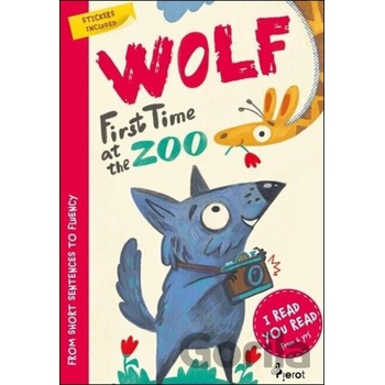 Wolf first time at the ZOO - I read, you read (stickers included) - Petr Šulc