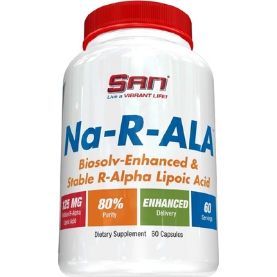 SAN Nutrition NA-R-ALA 125mg, 60 Capsules