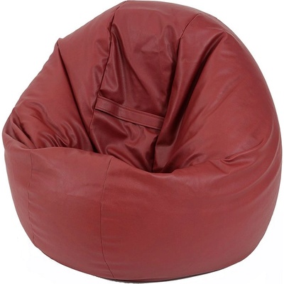 PUFRELAX Пуф, за деца, 210л. , Relaxo - Bordo, Еко кожа, Пълнеж от Полистиролни перли (PUF-G-R-ML-BRD)