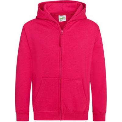 Just Hoods Detská mikina na zips JH050J Hot Pink