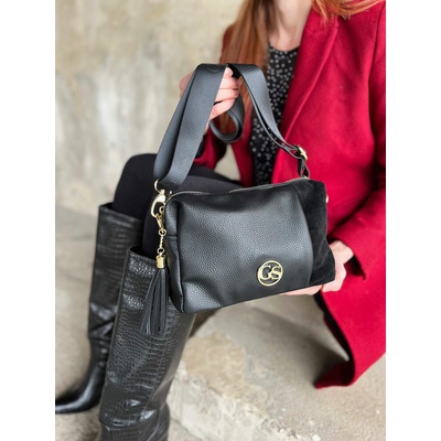 Grosso crossbody kabelka GS-3171-blackNEW Čierna