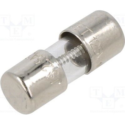 BEL FUSE 2JS 2.5-R Pojistka: tavná; kulatý,sklěněná; 2,5A; 350VAC; zpožděná; 5x15mm