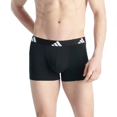Боксерки Adidas Active Flex Cotton Trunk boxers 3 units - Black (Blue / Black / Pr)
