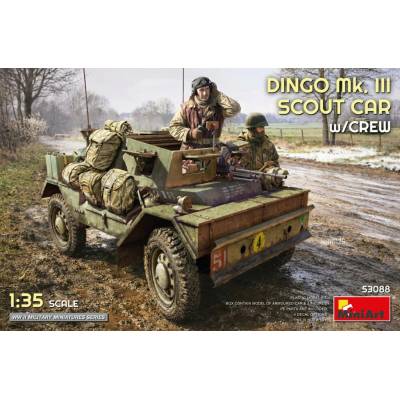 Miniart Dingo Mk. III Scout Car w/Crew 1:35