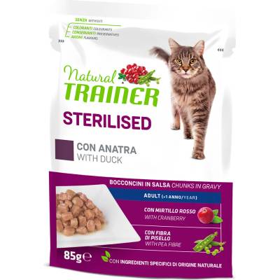 Natural Trainer Adult Sterilised losos 12 x 85 g