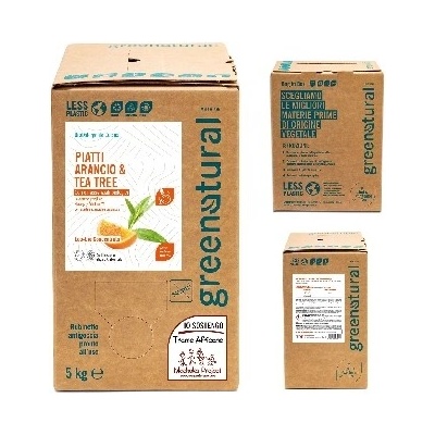 Greenatural Prostředek na mytí nádobí pomeranč 5 kg