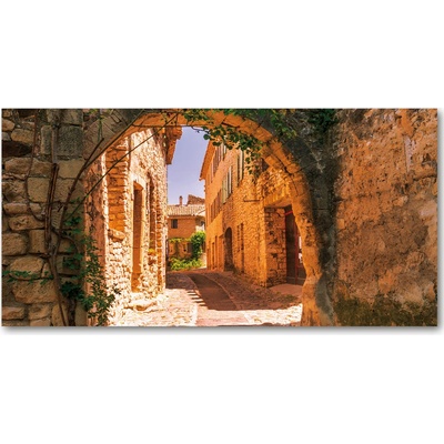 Fotoobraz na skle očarujúce ulička 100x50 cm