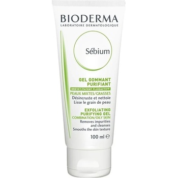 BIODERMA Изглаждащ, почистващ и ексфолиращ гел за комбинирана и мазна кожа , Bioderma Sebium , 100 ml