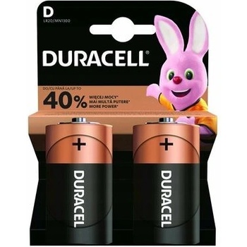 DURACELL Basic D 2 ks 42342