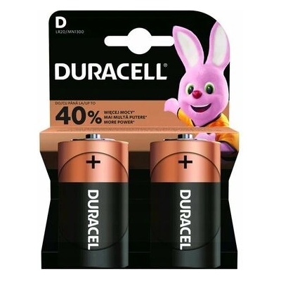 DURACELL Basic D 2 ks 42342