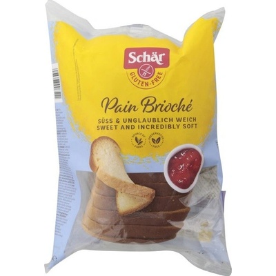 Schär Pain Brioche bez lepku sladký krájený chléb 370g