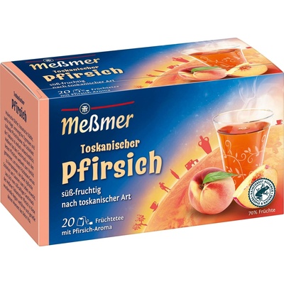 Meßmer Čaj z dalekých krajů toskánská broskev 20 čajových sáčků