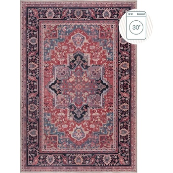 Flair Rugs Килим в цвят бордо със смес от рециклирани влакна подходящ за пране 160x230 cm Windsor - Flair Rugs (503119376013)