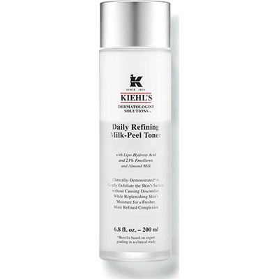 Kiehl's Daily Refining Milk-Peel Toner нежен ексфолиращ тоник за всички видове кожа, включително и чувствителна унисекс 200 мл