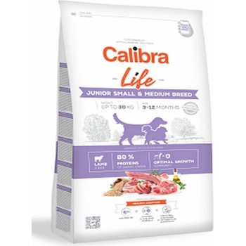 Calibra Dog Life Junior Small & Medium Breed Lamb 2,5 kg