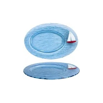 Image 1 of 3D the glassware company D-Плато овал 18х26см(1345-94-012)sail (0103234)