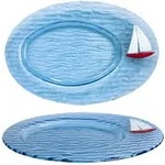 3D the glassware company D-Плато овал 18х26см(1345-94-012)sail (0103234)