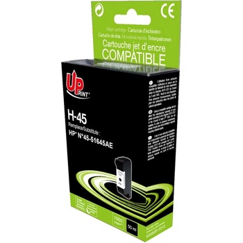 Compatible Мастилница uprint 51645a hp, Черен (7244)