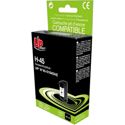 Compatible Мастилница uprint 51645a hp, Черен (7244)