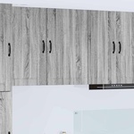 vidaXL Стенен шкаф LUCCA Сив Сонома 50 x 31 x 80 см (885041)