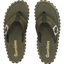 Gumbies Pánske žabky Gumbies Islander Classic khaki
