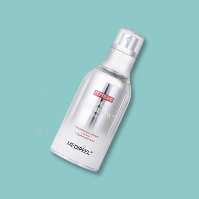 MEDI PEEL - PEPTIDE9 AQUA VOLUME TOX MIST PRO - Mlha pro zpevnění a revitalizaci pleti s peptidy 50 ml – Zboží Mobilmania